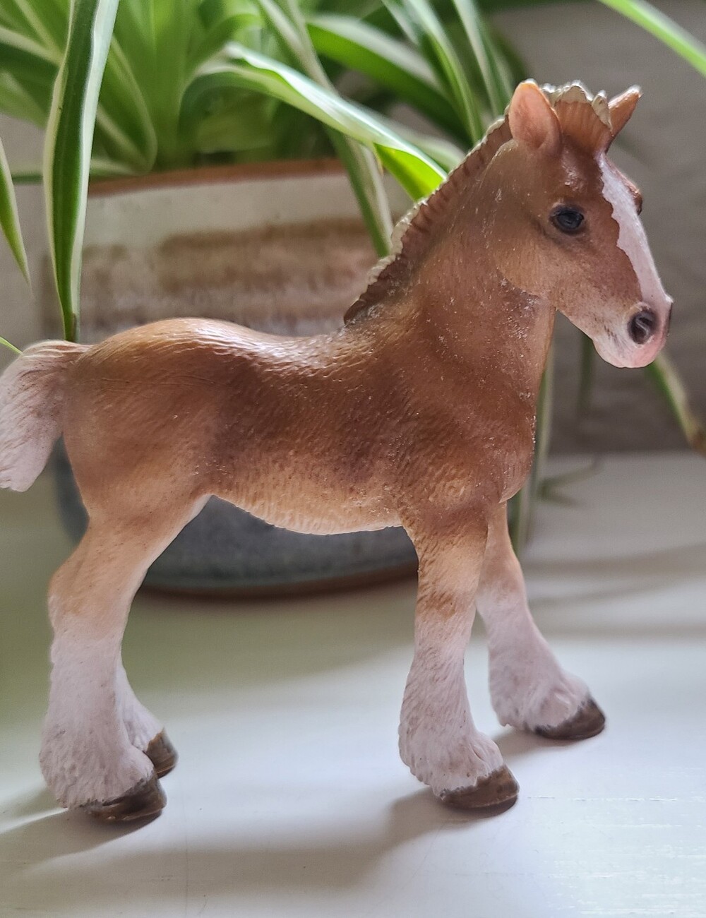Schleich Retired Clydstale Draft Foal Horse B1
